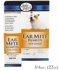 FOUR PAWS EAR MITE REMEDY FOR DOG