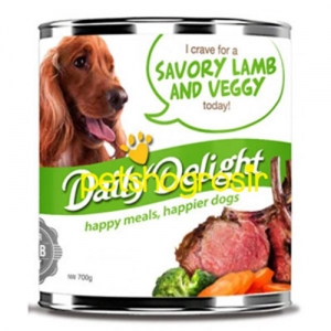 Makanan Basah / Kaleng Anjing Daily Delight Dog Savory Lamb & Veggie 700gr