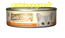 Makanan Basah Kucing Daily Delight Happt Meals Happiers Pure Pumpkin 80gr 