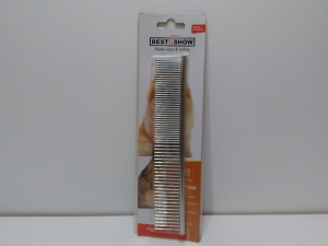Sisir Best In Show Steel Comb 18.9cm x 3.2cm (Small)