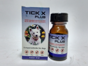 Obat Kutu Tick X Plus - Ectoparasiticide for Dogs 10mL