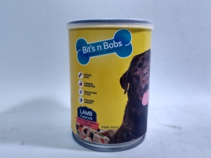 Makanan kaleng anjing BITS N BOBS LAMB FLAVOUR 375GRAM