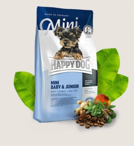 makanan anjing happy supreme mini baby junior gluten free 1kg makanan anjing happy supreme mini baby junior gluten free 1kg