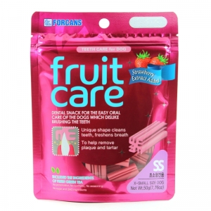 Snack Anjing Forcans Fruit Care Strawberry SS 50gr