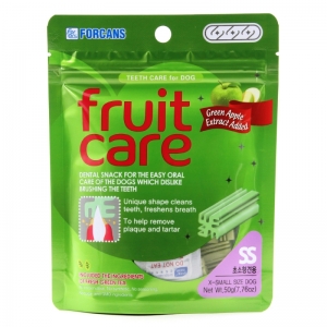 Snack Anjing Forcans Fruit Care Green Apple SS 50gr