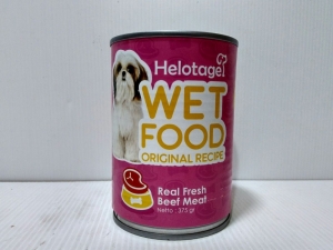 Makanan Basah Anjing Helotage Wet Food Original Recipe Beef 375gr