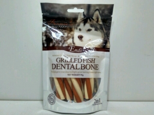 Snack Anjing Endi Grilled Dental Twist Duck Flavor 95gr