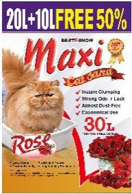 Pasir Kucing Maxi Cat Sand Rose 30 Liter