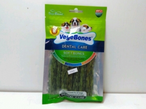 Snack Anjing Vegebones Dental Care Puffy Meaty Stick 60gr