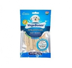 Snack Anjing Vegebones Hip & Joint Care Puffy Meaty Stick 60gr
