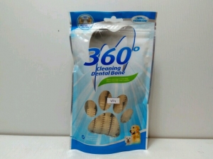 Snack Anjing Vegebrand 360 Milk Soft Dental Bone 90gr