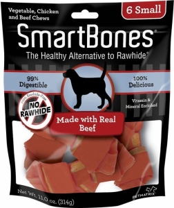 Snack Anjing Smart Bones Beef 6 Small