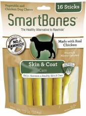 Snack Anjing Smart Bones Skin & Coat 16 Stick