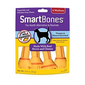 Snack Anjing Smart Bones Bacon Cheese 4 Medium