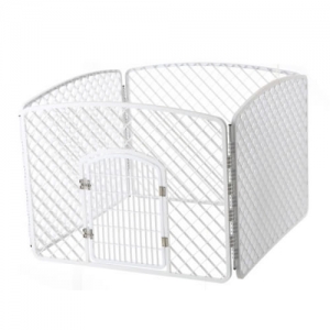 Kandang Pagar Pet Four Piece Fence Safety Zone 100x100x75cm BP161 Putih