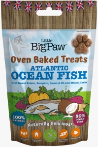 Oven Baked Atlantic Ocean Fish Treats for Dogs 130g