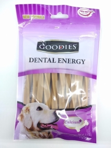  Snack Anjing Goodies Dental Energy Treat Tripple Twist Shape Liver 125gr
