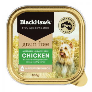 Makanan Basah Anjing BlackHawk Grain Free Chicken 100gr