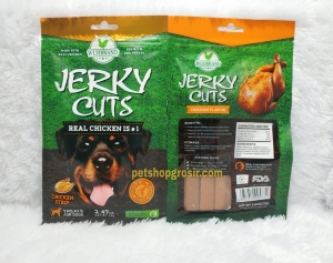 Snack Anjing / Dog Treats Wujibrand Jerky Cuts Chicken Strip 70gr