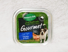 Makanan Basah / Kornet Anjing Nature's Gift Gourmet Chicken & Duck Loaf Style 100gr