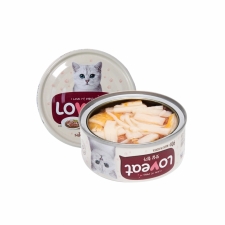Makanan Basah / Kaleng Kucing Loveat Catfood Seafood Stick 90gr