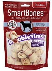 Snack Anjing Smart Bones Double Time Chews 16 Mini