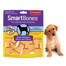 Snack Anjing Smart Bones Bacon Cheese 6 Small