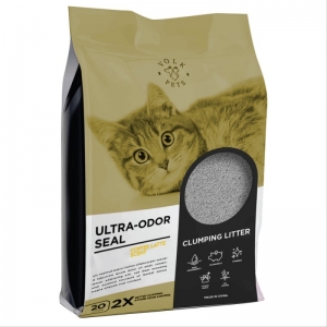 Pasir Kucing Volk Pets Ultra Odor Seal Coffe Latte Scent 10L