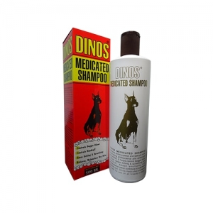 Shampoo Anjing Gatal Dinos Medicated Shampoo 500mL