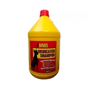 Shampoo Anjing Gatal Dinos Medicated Shampoo 3800mL
