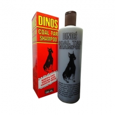 Shampoo Anjing Dinos Coal Tar Shampoo 500mL