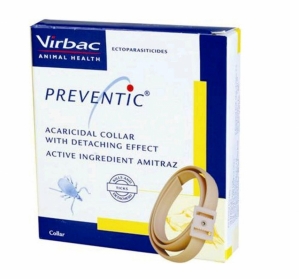 Kalung Kutu Virbac Preventic Acaricidal Collar With Detaching Effect Active Ingredient Amitraz 