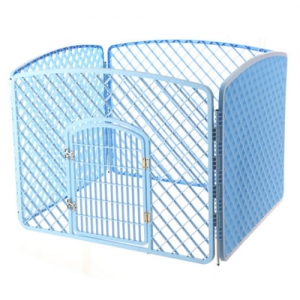 Kandang Pagar Pet Four Piece Fence Safety Zone 100x75x75cm BP266 Biru