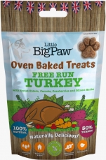 Oven Baked Treats Free Run Turkey for Dogs 130g