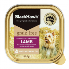 Makanan Basah Anjing BlackHawk Grain Free Lamb 100gr