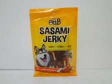 Pet8 Sasami Jerky Soft Crunchy Stick Put In Chicken Fillet 50gr