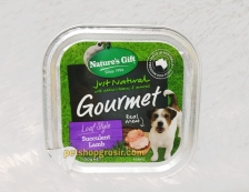 Makanan Basah / Kornet Anjing Nature's Gift Gourmet Succulent Lamb Loaf Style 100gr