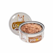 Makanan Basah / Kaleng Kucing Loveat Catfood White Meat of Tuna 90gr