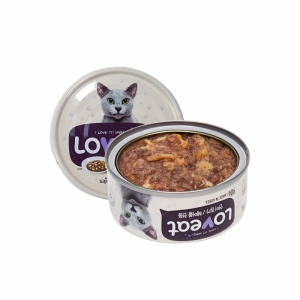 Makanan Basah / Kaleng Kucing Loveat Catfood Salmon Hairball Care 90gr