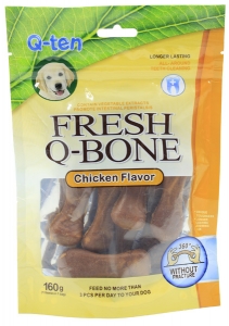 Orgo Chicken Flavor Fresh Q-bone 160gr