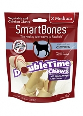 Snack Anjing Smart Bones Double Time Chicken 3 Medium