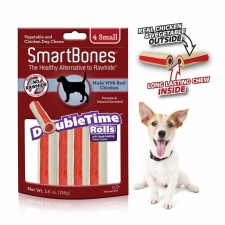 Snack Anjing Smart Bones Double Time Rolls Chicken 4 Small