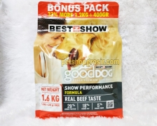 Makanan Anjing Best In Show Good Dog Dry Food Beef Show Performance 1.6kg
