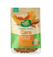 Snack Anjing Happi Doggy Dental Chew Plus Digestive Support Pumpkin & Mountain Yam 150g
