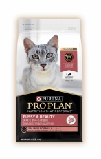 Makanan Kucing Purina Pro Plan Cat Adult Fussy & Beauty (Salmon) 1,5kg