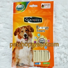 Snack Anjing Goodies Dental Energy Treat Stick Shape Milk 125gr