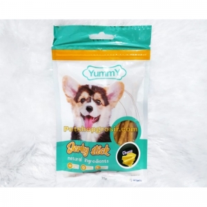 Snack Anjing Yummy Jerky Stick Cheese 70gr