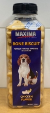 Biscuits Anjing Maxima Dog Biscuits Bone Chicken Flavour 200gr