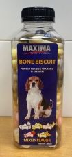 Biscuits Anjing Maxima Dog Biscuits Bone Mix Flavour 200gr