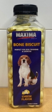 Biscuits Anjing Maxima Dog Biscuits Bone Cheese Flavour 200gr